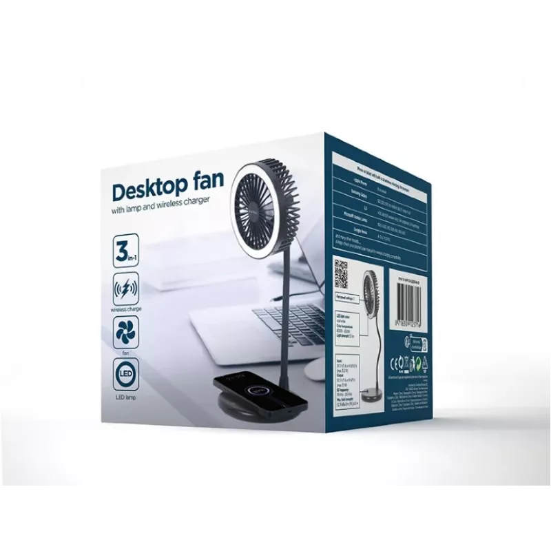 Wentylator domowy Gembird TA-WPC10-LEDFAN-01