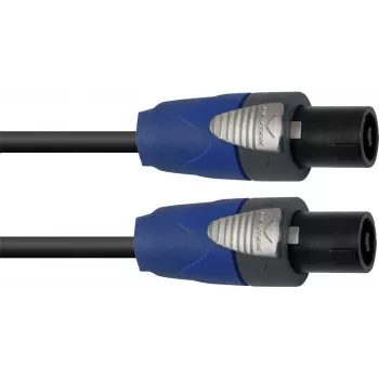 Kabel głośnikowy PSSO LS-1530 Speakon 2×1,5 mm² 3 m, czarny