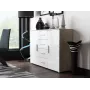 Cama komoda do salonu UNI dąb dąb sonoma/biały połysk