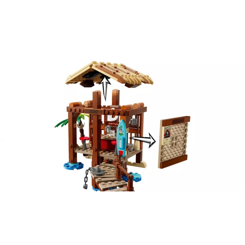 Zestaw LEGO One Piece 75636 Wioska Wiatrakowa Chata, 299 elementów, 3 minifigurki, 8+ lat