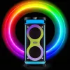 Głośnik przenośny MANTA SPK0601B100, 100 W, Bluetooth, karaoke, mikrofon bezprzewodowy, bateria, korektor, oświetlenie dyskotekowe