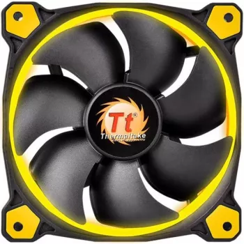 Wentylator obudowy Thermaltake Riing 14 LED 140 mm czarno-żółty