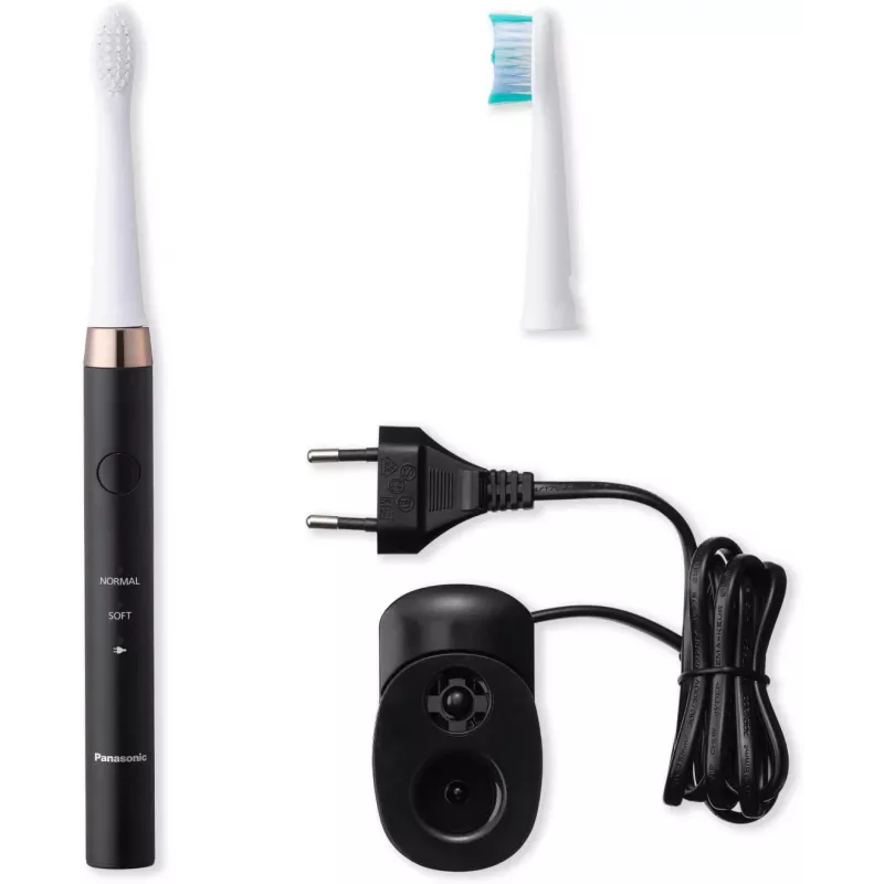 Szczoteczka elektryczna Panasonic EW-DM81-K503 z technologią soniczną, 2 końcówki, 2 tryby, akumulatorowa