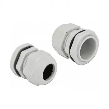 Dławik kablowy DeLOCK 60225 szary plastik 10 szt.