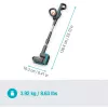 Akumulatorowy multi-cleaner AquaBrush Patio 18V P4A solo, czyścik do twardych podłóg Szary/turkusowy, bez akumulatora i ładowarki, POWER FOR ALL ALLIANCE