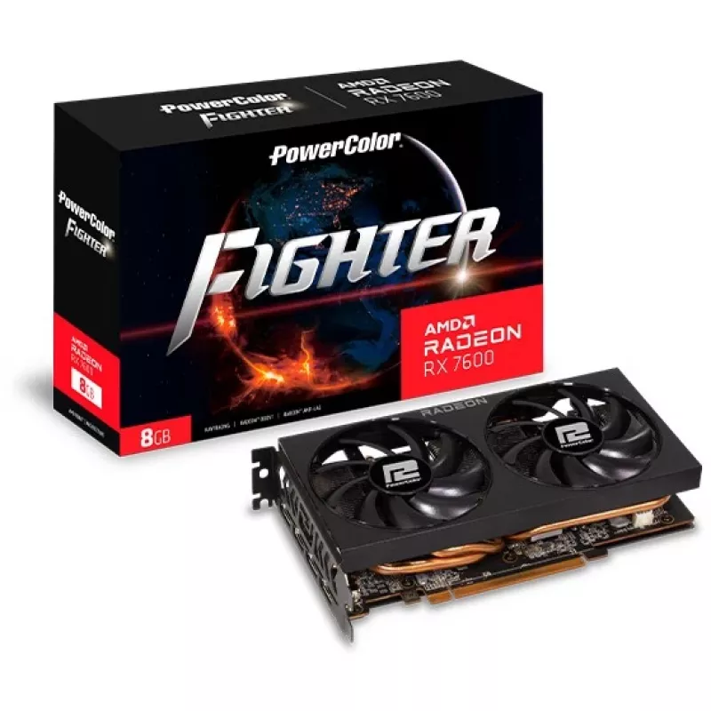 PowerColor Fighter Radeon RX 7600 8GB GDDR6 Karta graficzna
