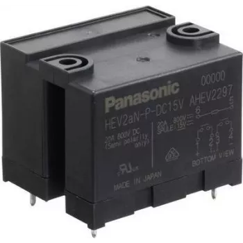 Przekaźnik PCB Panasonic 24 V/DC 20 A 2 styki normalnie otwarte HEV2AN-P-DC24V 1 szt. (HEV2AN-P-DC24V)
