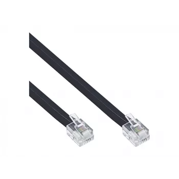 Modularny kabel InLine RJ12 męski / męski 6P6C 20m