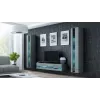 Cama stojak TV VIGO nowy 30/140/40 szary/szary połysk