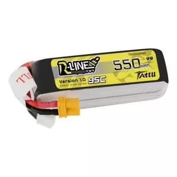 Bateria Tattu R-Line 550mAh 14,8V 95C 4S1P — pakiet LiPo do modeli RC