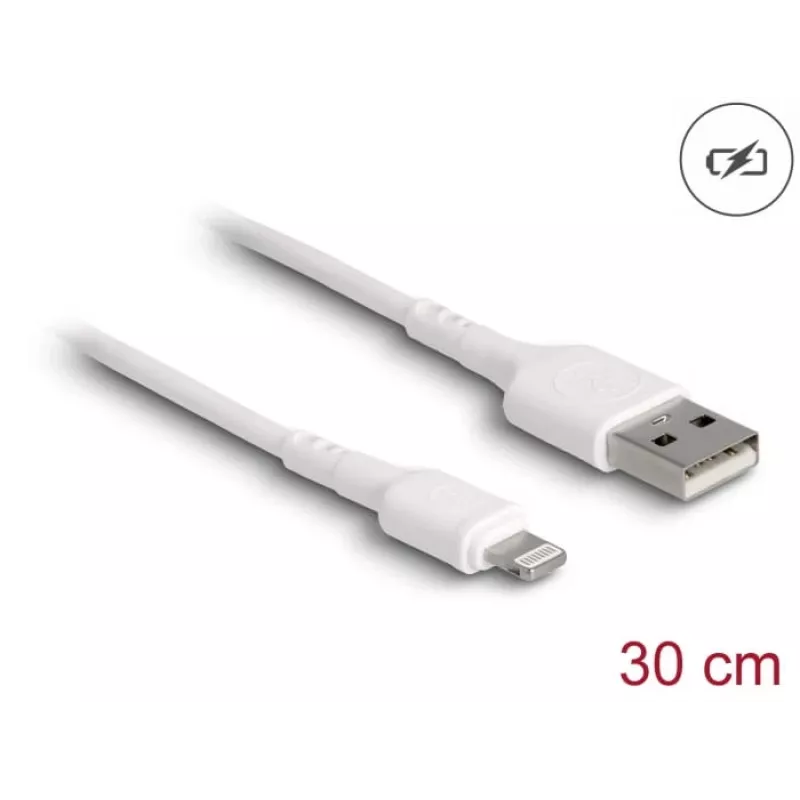 Kabel ładujący USB DeLOCK 87866 do iPhone iPad iPod 30 cm