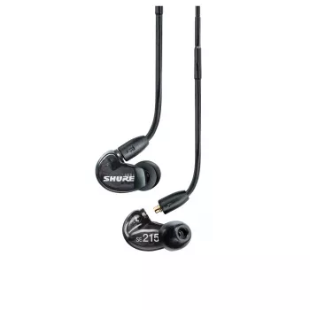 Słuchawki douszne Shure SE215, czarne | Shure