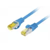 Kabel krosowy Fluke PCF6A-10CU-0025-B RJ45 Cat.6a 0,25 m niebieski