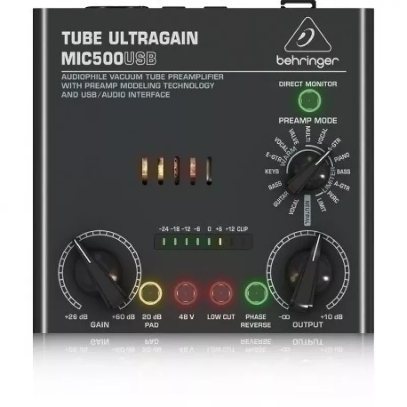 Przedwzmacniacz audio Behringer MIC500USB