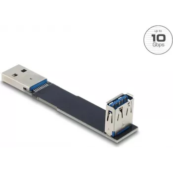 Kabel zmieniacza płci DELOCK 67423 — Typ-A na Typ-A, czarny