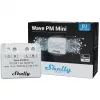 Inteligentny przełącznik Shelly Qubino Wave PM Mini szary, bezprzewodowy, 110–240 V, 16 A, 24–30 V DC, 868,4 MHz