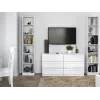 szafka ekspozycyjna top e shop W40 PAFOS BIA — biała płyta wiórowa, 290×400×2000 mm