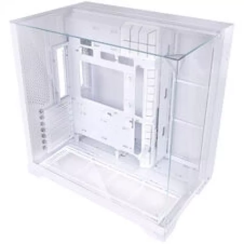 Lian Li O11 Vision Compact - Biały + 3x UNI FAN SL-INF 120 ARGB Reverse Blade Fan - 120mm + HydroShift II LCD-S 360TL AiO-Liquid Cooling, 360mm