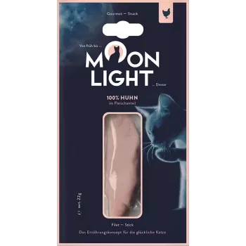 Mokra karma dla kota MOONLIGHT Dinner Chicken Fillet 22 g saszetka, dorosły, hipoalergiczny przysmak, 65% wilgotności, 23,5% białka