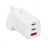 iBOX C-65 Biały, uniwersalna ładowarka GaN 65W, wtyczka UK
