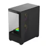 Obudowa komputerowa Darkflash C365 (czarna) z 5 dołączonymi wentylatorami