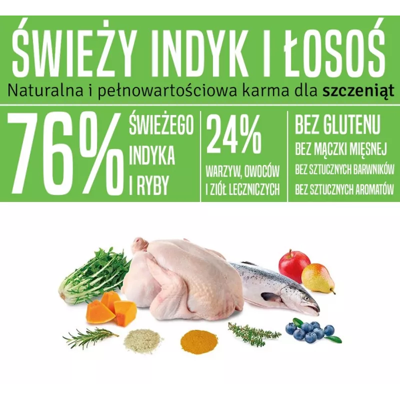 ARQUIVET Fresh Puppy Turkey and Salmon - półwilgotna karma dla psów - 10kg