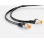 Kabel sieciowy S/CONN 08-26095 Czarny 20 m Cat6a S/FTP