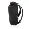 Plecak XDDESIGN Urban Lite Czarny — 21 l (z możliwością rozszerzenia do 27 l), przegroda na laptopa 15,6 cala, hydrofobowy, pasek do wózka