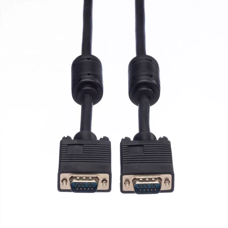 Kabel VGA ROLINE HQ 10m M/M z ferrytem