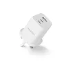 Zasilacz Dicota - kompaktowy, GaN - 65 W - 5 A - PD 3.0 - 3 porty wyjściowe (2 x USB-C, USB)