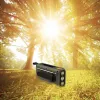 Przenośne radio FM MANTA RDI401G z panelem słonecznym, korbką dynamo, akumulatorem 4000–4500 mAh, wyjściem USB 5 V, 3 W, latarką