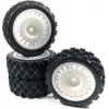 Absima 1 10 Rally Block Complete Wheels Czarny 4 szt. (2510062)