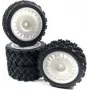 Absima 1 10 Rally Block Complete Wheels Czarny 4 szt. (2510062)