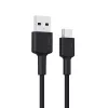 Kabel USB A na USB-C AUKEY CB-CD30 0,9 m — czarny, pleciony, USB PD 3.0, 0,48 Gbit/s
