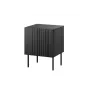 Zestaw stolików nocnych 2 szt. Cama Meble ISLA 44.5×40×59 cm czarny mat MDF/płyta wiórowa