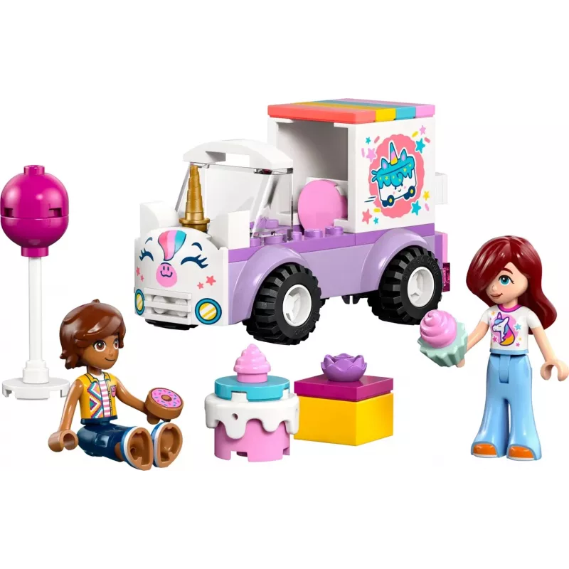 LEGO FRIENDS 42675 Samochód dostawczy z jednorożcem i tortem
