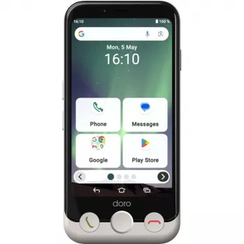 Smartfon Doro Aurora A10 4.5 cala 4GB RAM 64GB Czarny Biały