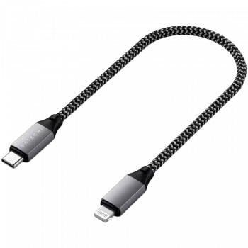 Satechi ST-TCL10M kabel USB 0,25 m USB C USB C/Lightning czarno-szary