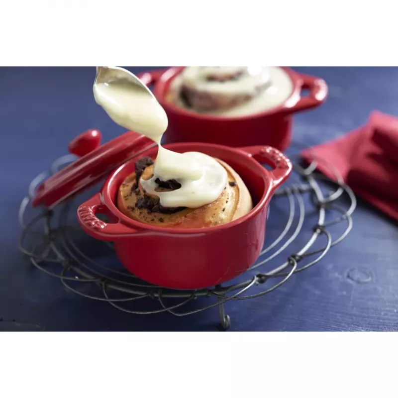 Staub Mini Cocotte okrągła, 4 szt. – 200 ml, Czerwony