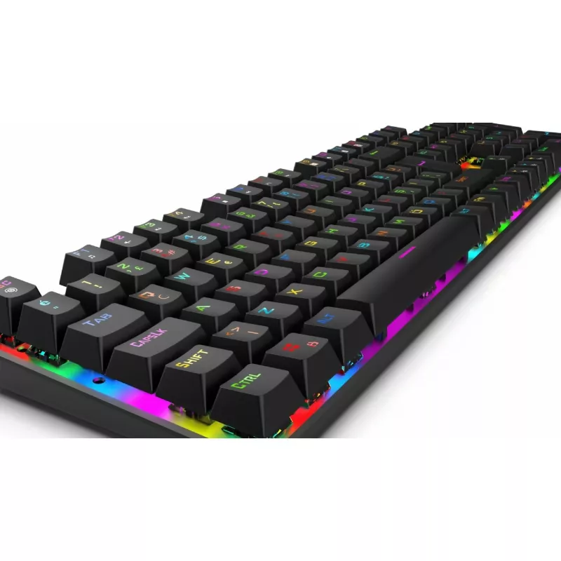 Incase Gaming Keyboard IKG-443 Mechanisch, RGB, dt. Layout