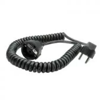 Kabel zasilający Bachmann 672.180 Czarny 2 m
