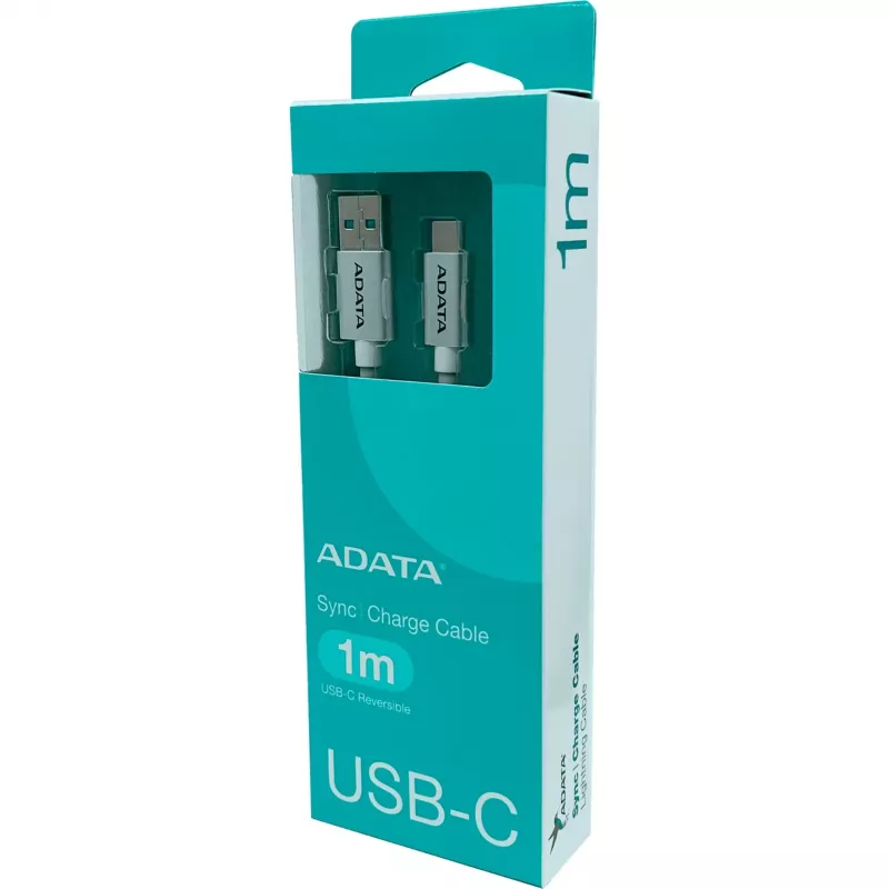 ADATA USB-C - USB 3.0, 1m kabel USB USB 3.2 Gen 1 (3.1 Gen 1) USB C USB A Biały
