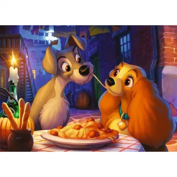Puzzle Disney Collector's Edition - Zakochany kundel (1000 elementów)