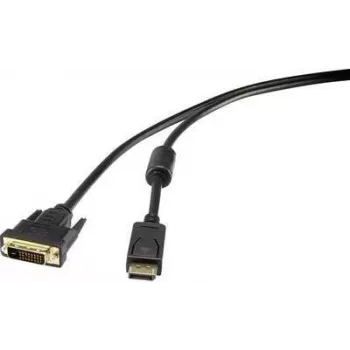 Renkforce RF-3301148 Adapter kabla wideo 0,5 m DisplayPort DVI-D Czarny (RF-3301148)