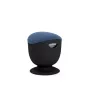 Ergonomiczny stołek balansowy Up Up Seul czarny, D47 niebieski materiał
