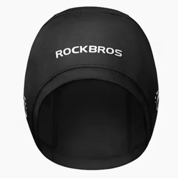 Czapka rowerowa Rockbros YPP037 Czarna letni design — czapka kolarska, lekka oddychająca