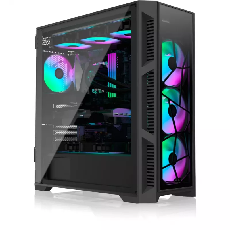 PONOS Ultra, Midi Tower, PC, Czarny, ATX, EATX, micro ATX, Mini-ITX, SPCC, Obudowa