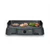 Elektryczny grill stołowy SEVERIN PG 8595 — 2000 W, prostokątny ruszt, czarny