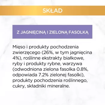 GOURMET GOLD - Pasztet z jagnięciną i fasolką szparagową 85g