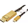 ROLINE 11.04.5848 adapter graficzny USB 4096 x 2560 pikseli Czarny - Złoty (11.04.5848)